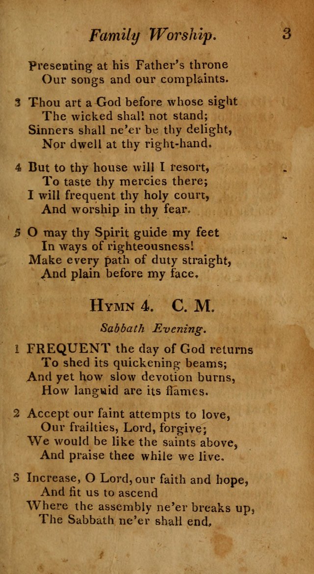 Hymns for Family Worship with Prayers for Every Day in the Week, Selected  from Various Authors page 4