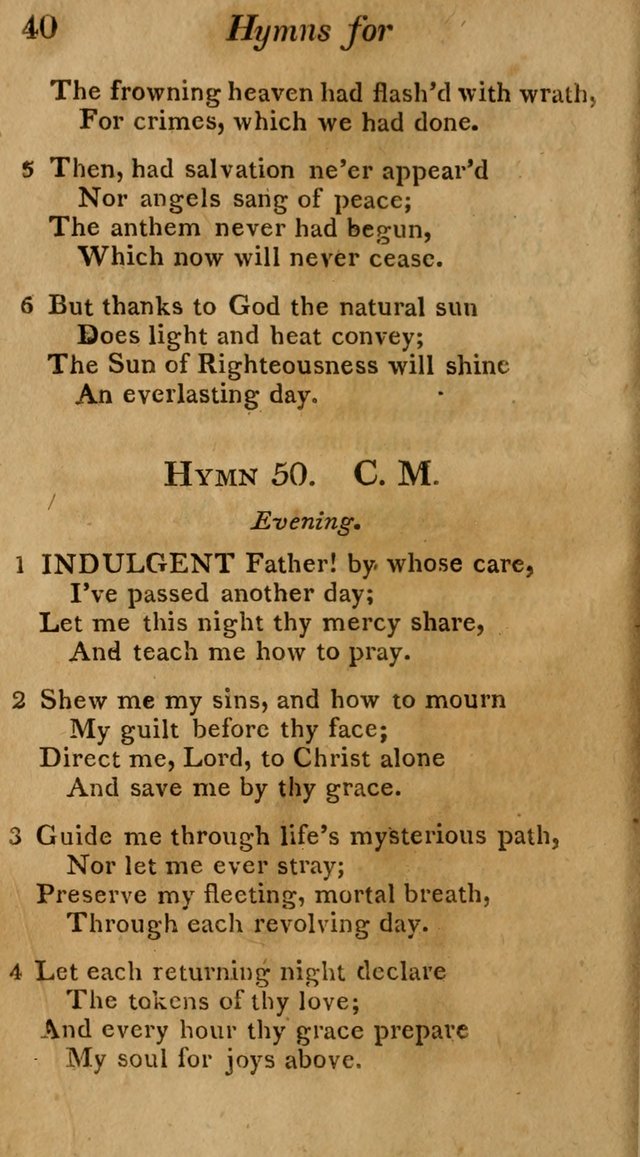 Hymns for Family Worship with Prayers for Every Day in the Week, Selected  from Various Authors page 41