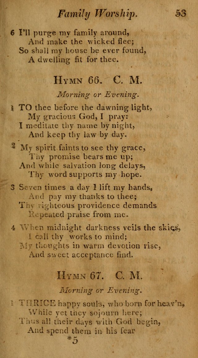 Hymns for Family Worship with Prayers for Every Day in the Week, Selected  from Various Authors page 54