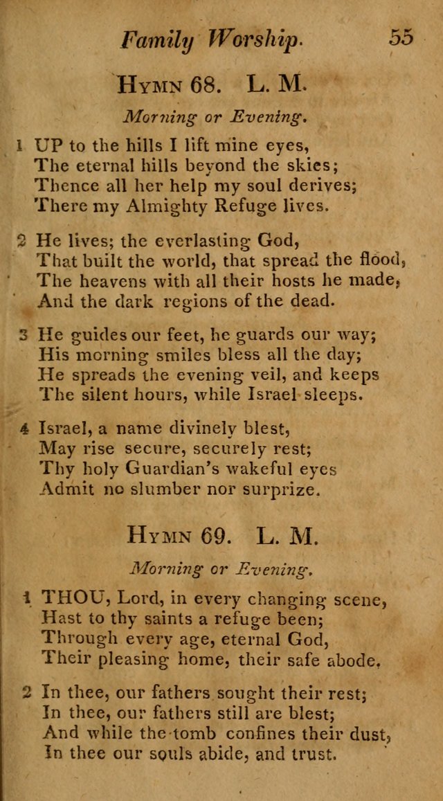 Hymns for Family Worship with Prayers for Every Day in the Week, Selected  from Various Authors page 56