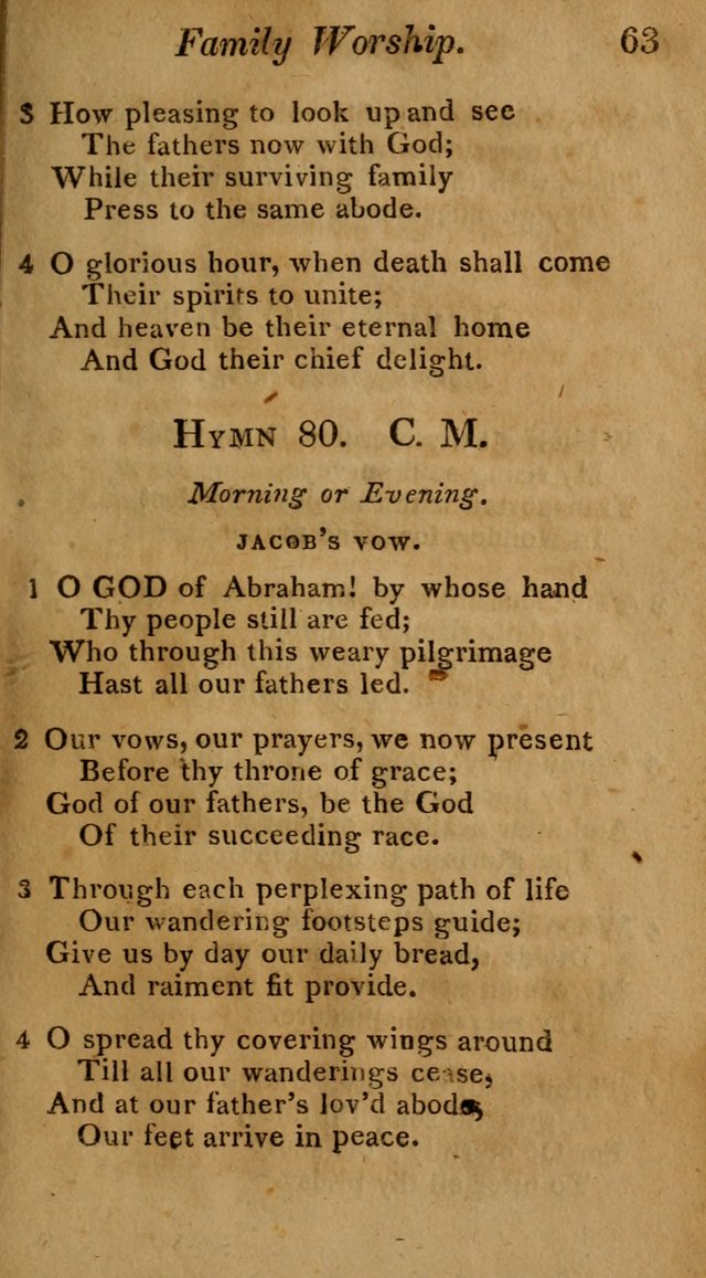 Hymns for Family Worship with Prayers for Every Day in the Week, Selected  from Various Authors page 64