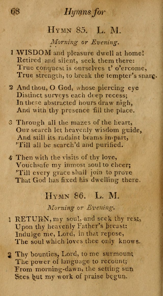 Hymns for Family Worship with Prayers for Every Day in the Week, Selected  from Various Authors page 69