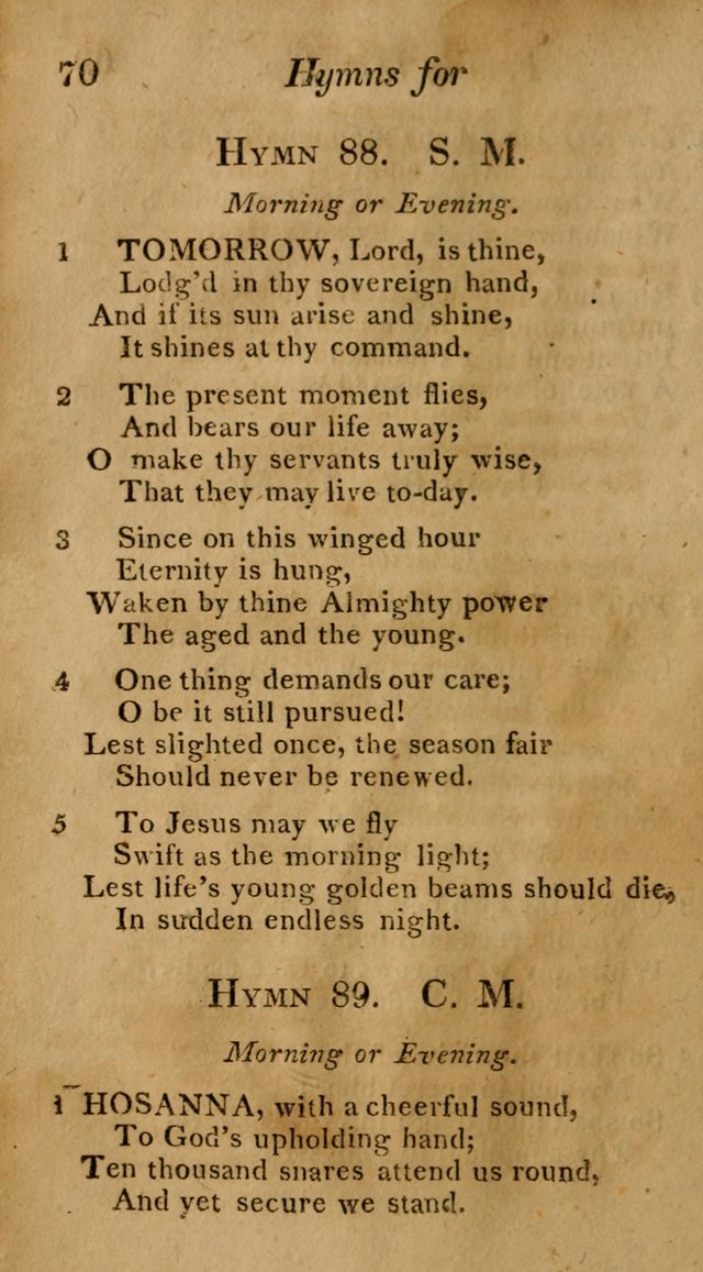 Hymns for Family Worship with Prayers for Every Day in the Week, Selected  from Various Authors page 71