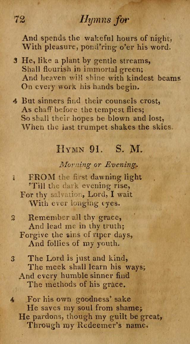 Hymns for Family Worship with Prayers for Every Day in the Week, Selected  from Various Authors page 73