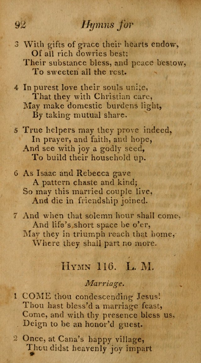 Hymns for Family Worship with Prayers for Every Day in the Week, Selected  from Various Authors page 93