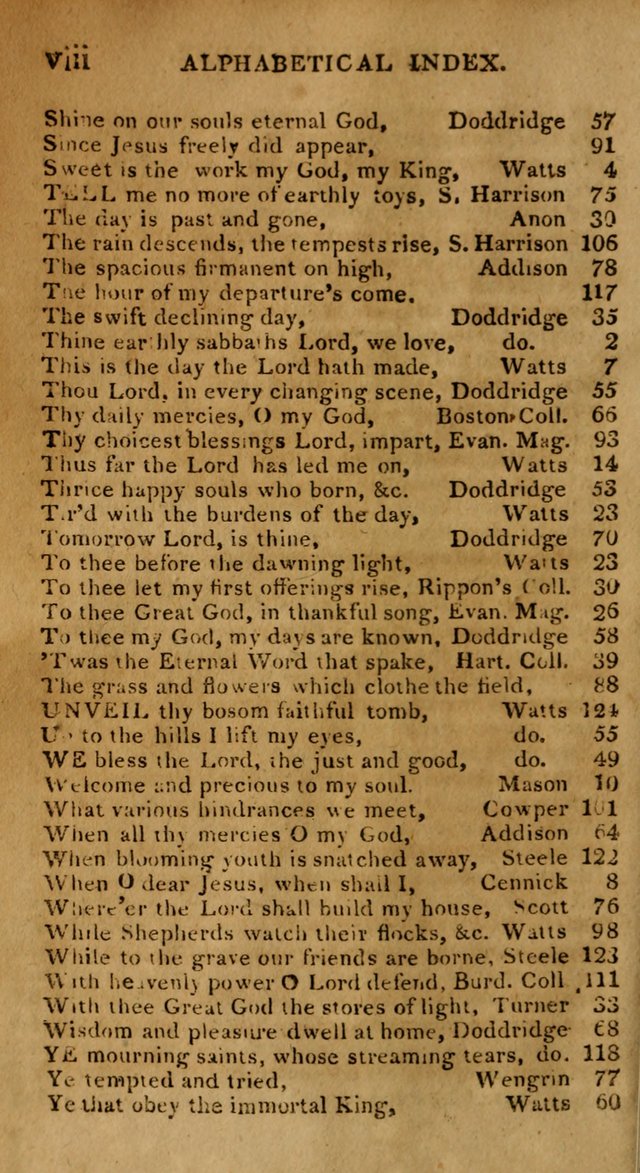 Hymns for Family Worship with Prayers for Every Day in the Week, Selected  from Various Authors page xii