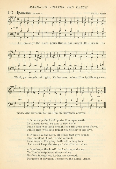 Hymns of the Faith: with psalms for the use of congragations page 112