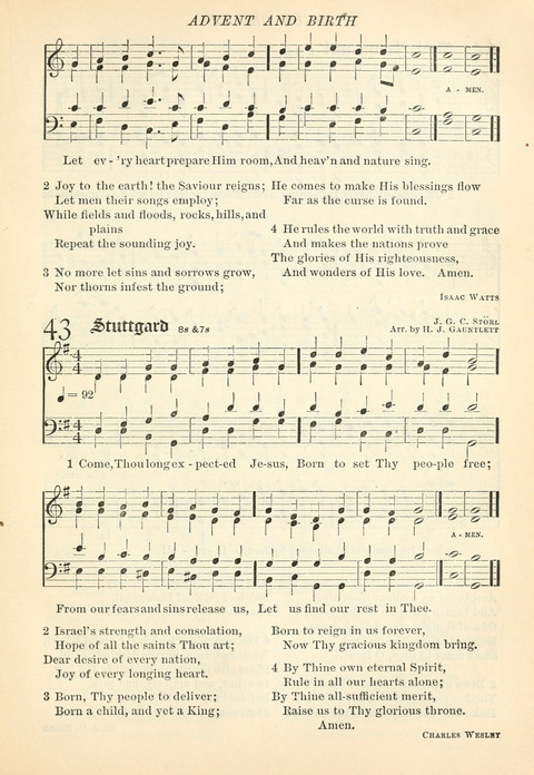 Hymns of the Faith: with psalms for the use of congragations page 138