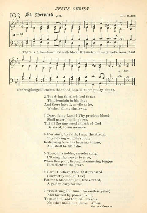 Hymns of the Faith: with psalms for the use of congragations page 191