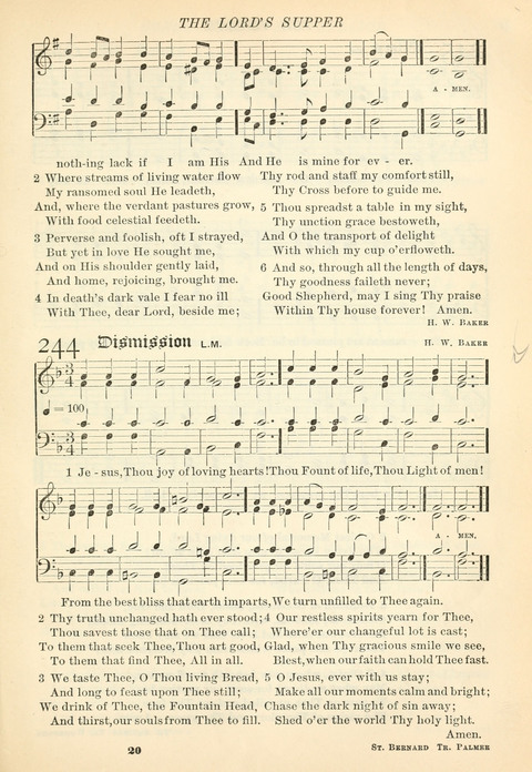 Hymns of the Faith: with psalms for the use of congragations page 306