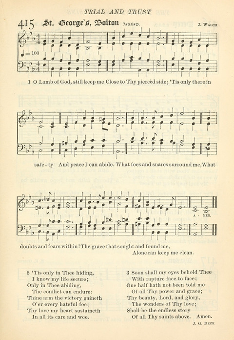 Hymns of the Faith: with psalms for the use of congragations page 442