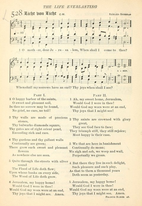 Hymns of the Faith: with psalms for the use of congragations page 531