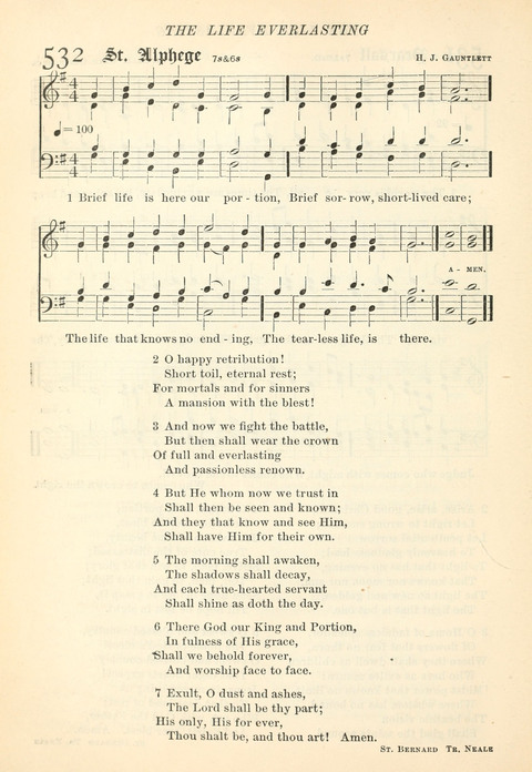 Hymns of the Faith: with psalms for the use of congragations page 535