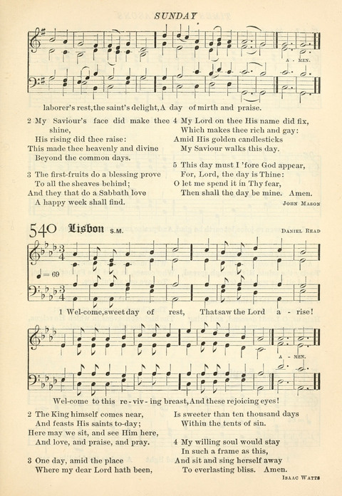 Hymns of the Faith: with psalms for the use of congragations page 542