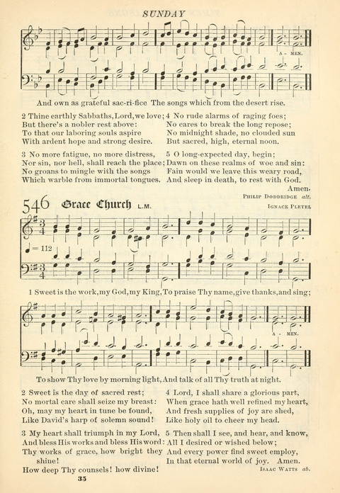 Hymns of the Faith: with psalms for the use of congragations page 546