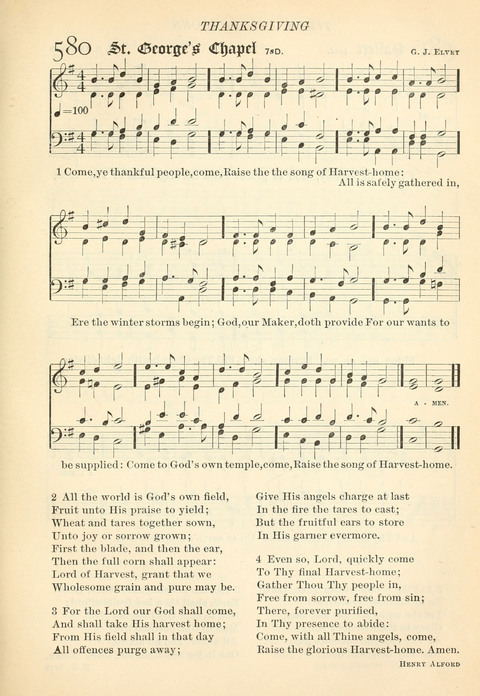 Hymns of the Faith: with psalms for the use of congragations page 574