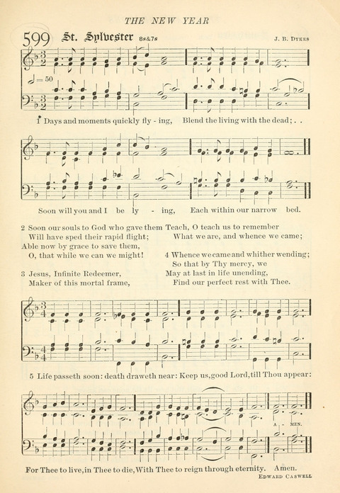 Hymns of the Faith: with psalms for the use of congragations page 590