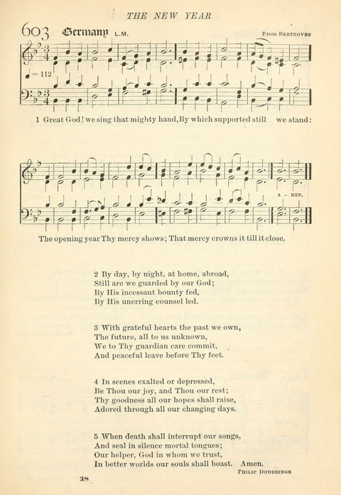 Hymns of the Faith: with psalms for the use of congragations page 594