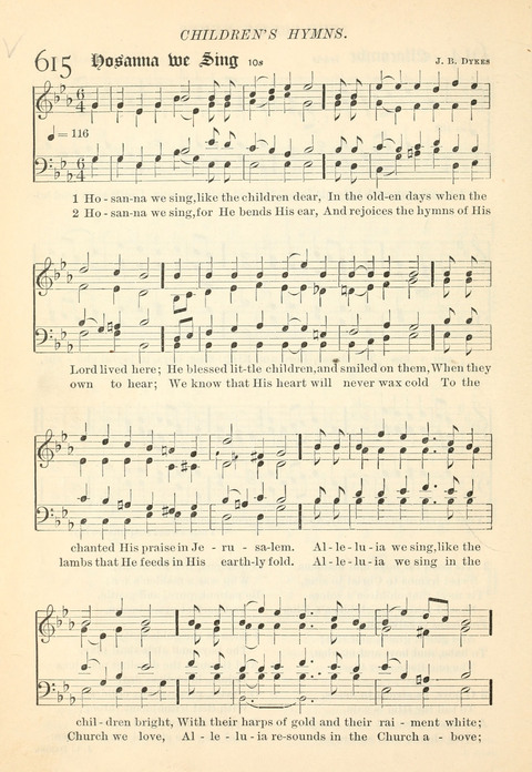 Hymns of the Faith: with psalms for the use of congragations page 605