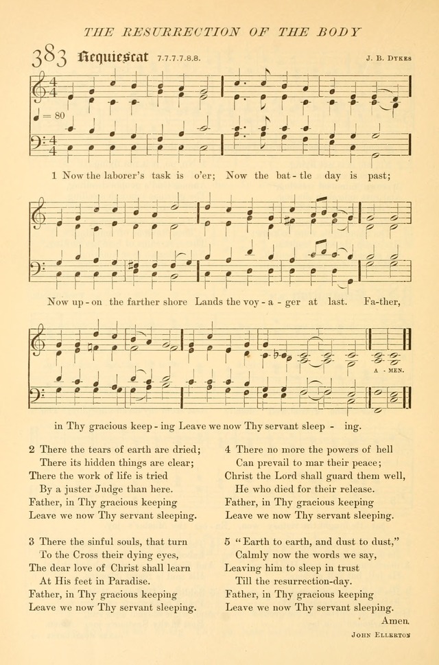 Hymns of the Faith with Psalms: for the use of congregations page 383