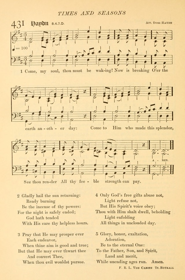 Hymns of the Faith with Psalms: for the use of congregations page 421