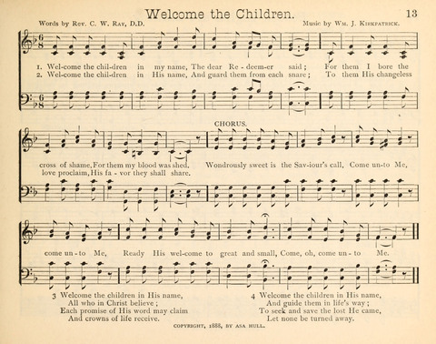 Happy Greetings: a Collection of Choice Original Hymns and Tunes page 13