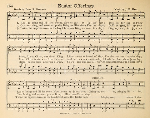 Happy Greetings: a Collection of Choice Original Hymns and Tunes page 154