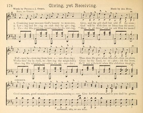 Happy Greetings: a Collection of Choice Original Hymns and Tunes page 178