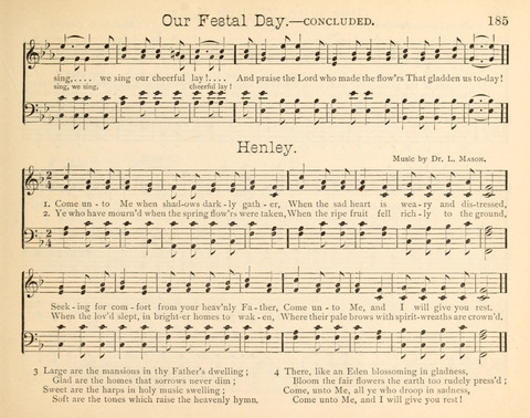 Happy Greetings: a Collection of Choice Original Hymns and Tunes page 185