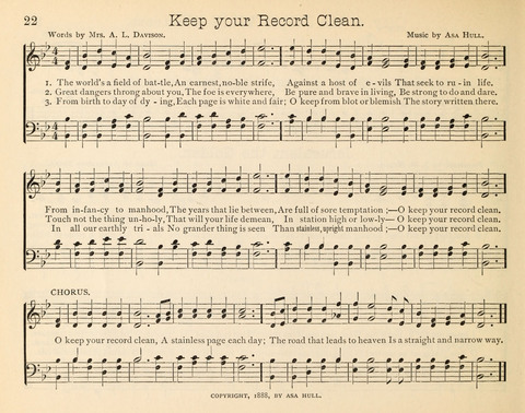 Happy Greetings: a Collection of Choice Original Hymns and Tunes page 22