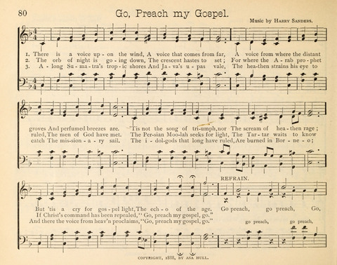 Happy Greetings: a Collection of Choice Original Hymns and Tunes page 80