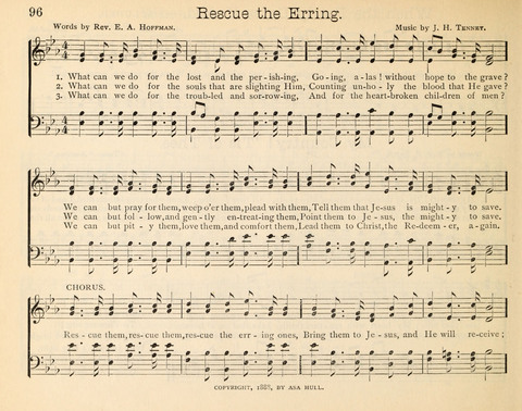 Happy Greetings: a Collection of Choice Original Hymns and Tunes page 96