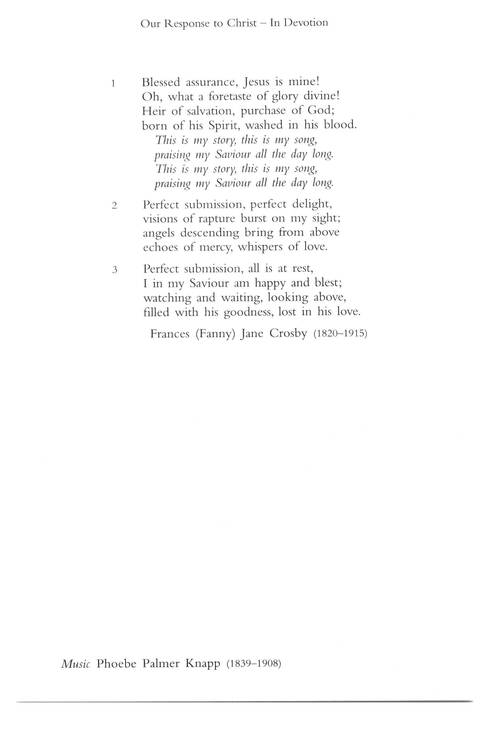 Hymns of Glory, Songs of Praise page 1055