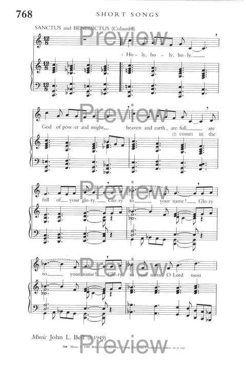 Hymns of Glory, Songs of Praise page 1400