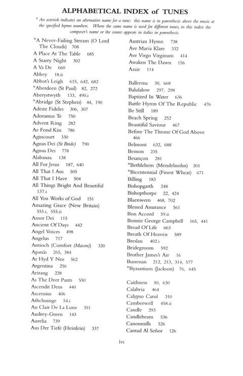 Hymns of Glory, Songs of Praise page 1489