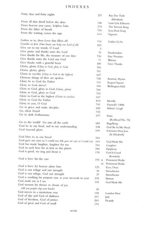 Hymns of Glory, Songs of Praise page 1531