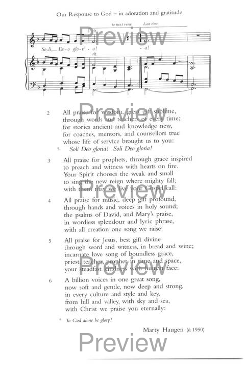 Hymns of Glory, Songs of Praise page 326