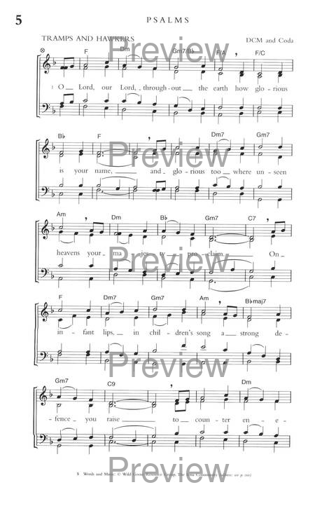 Hymns of Glory, Songs of Praise page 9