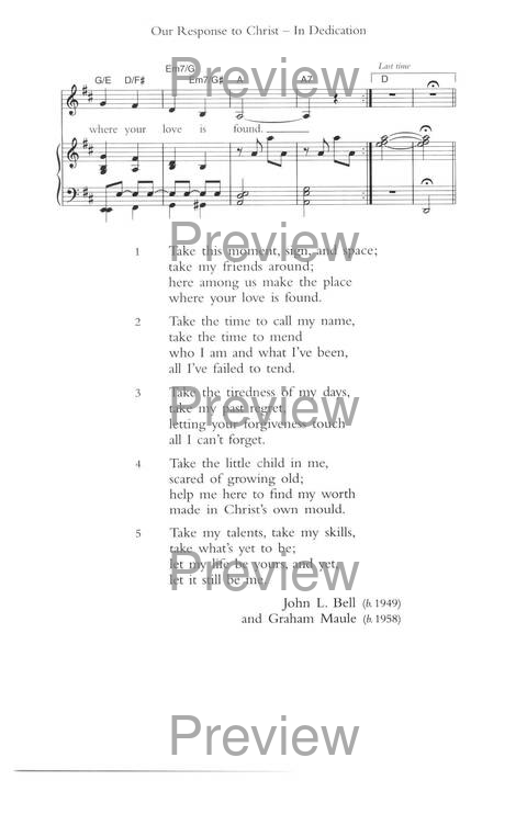 Hymns of Glory, Songs of Praise page 945