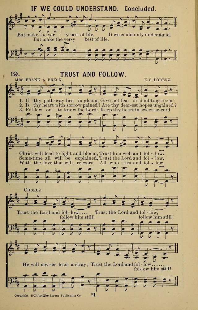 Hymns that Help: in Sunday schools, young people