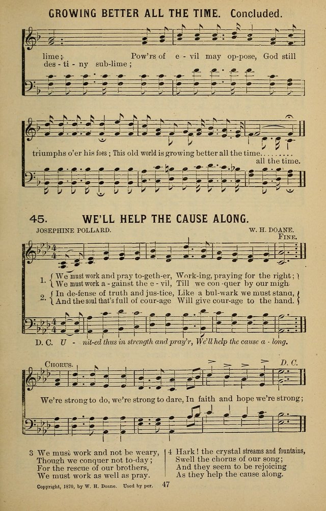 Hymns that Help: in Sunday schools, young people