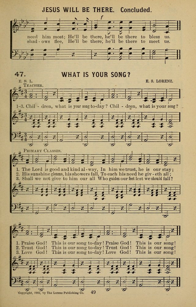 Hymns that Help: in Sunday schools, young people