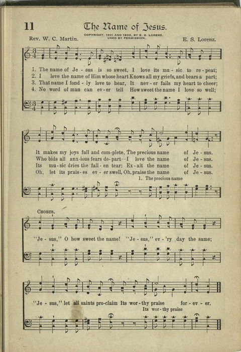 Harvest Hymns: Singable Gospel Songs page 11