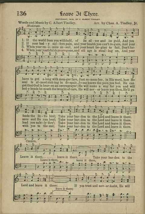 Harvest Hymns: Singable Gospel Songs page 136