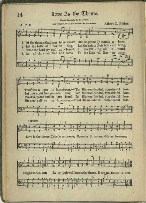 Harvest Hymns: Singable Gospel Songs page 14