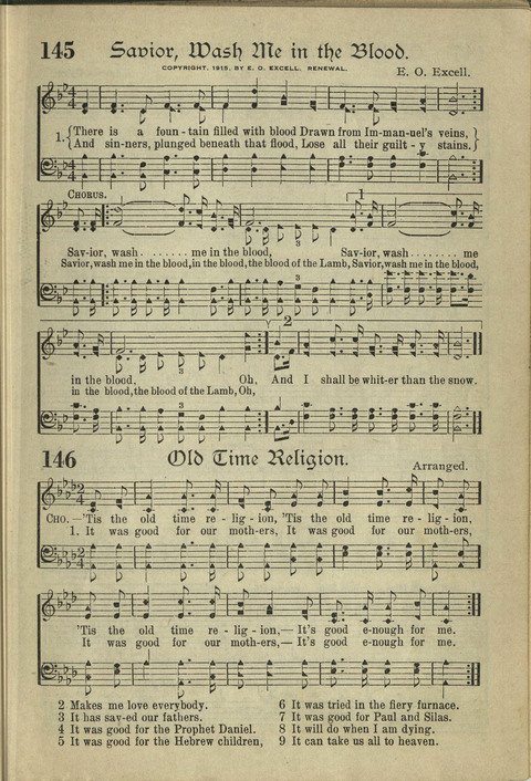 Harvest Hymns: Singable Gospel Songs page 145