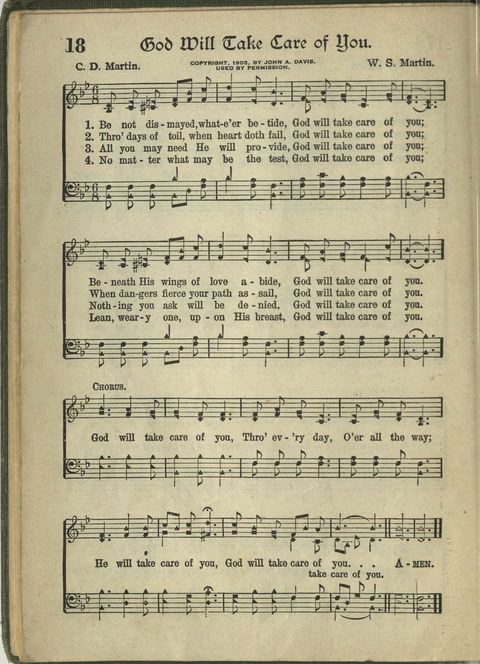 Harvest Hymns: Singable Gospel Songs page 18