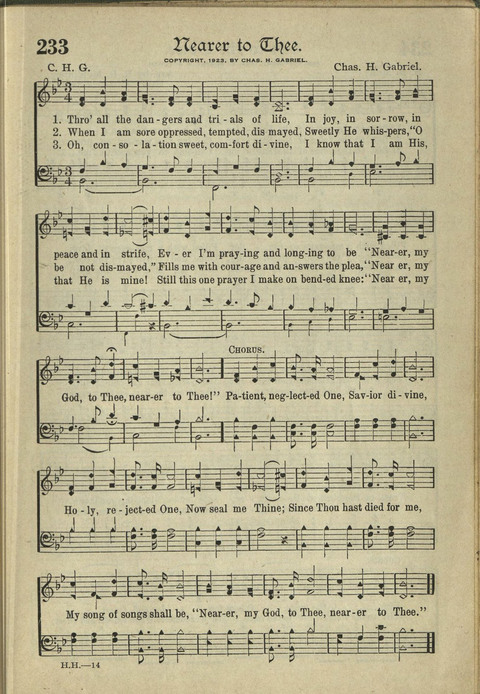 Harvest Hymns: Singable Gospel Songs page 207