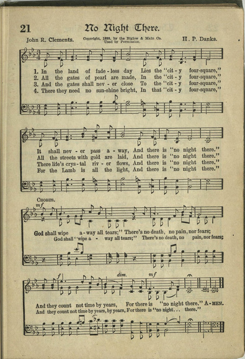 Harvest Hymns: Singable Gospel Songs page 21