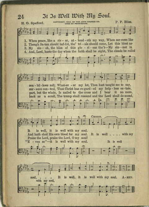 Harvest Hymns: Singable Gospel Songs page 24